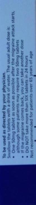 Imigran Tablets 50mg